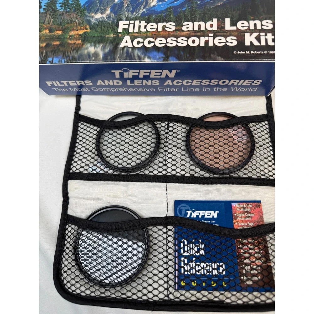 Tiffen 62mm Filter Kit UV Protector 812 Warming Circular Polarizer with Pouch